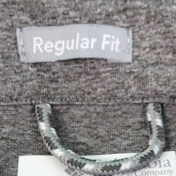 Columbia Button Up Gray Shirt Large - Picture 5 of 6